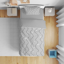 سرویس روتختی تکنفره 5 تکه نوپه هوم مدل خطی کد 4886