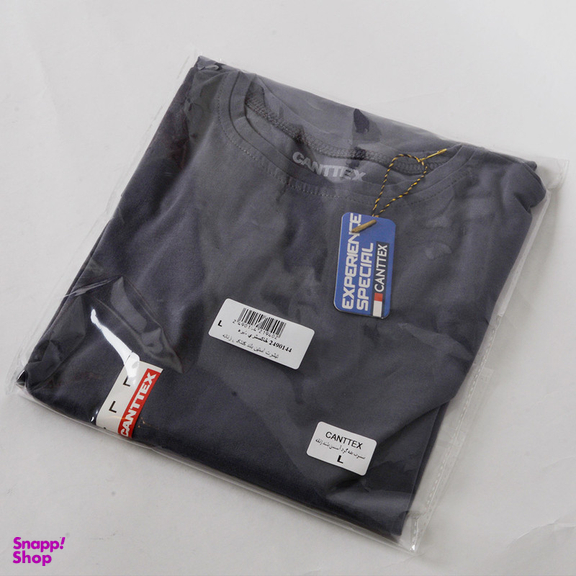 تیشرت آستین بلند زنانه کانتکس مدل 249014421 رنگ طوسی تیره