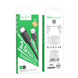 کابل USB به Type-C هوکو مدل X88 طول 1 متر