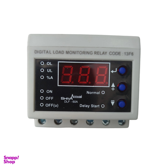 کنترل بار دیجیتال 60 آمپر شیوا امواج مدل DLF-60A کد 13F6 بسته 4 عددی