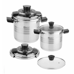 زودپز دوقلو کی اس تی مدل 6080 گنجایش 6 و 4 لیتر