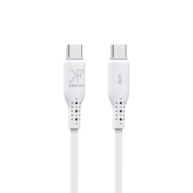 کابل دیتا Type-C به Type-C کی اف-سنیور کد KF Senior S19-C.C طول 1 متر