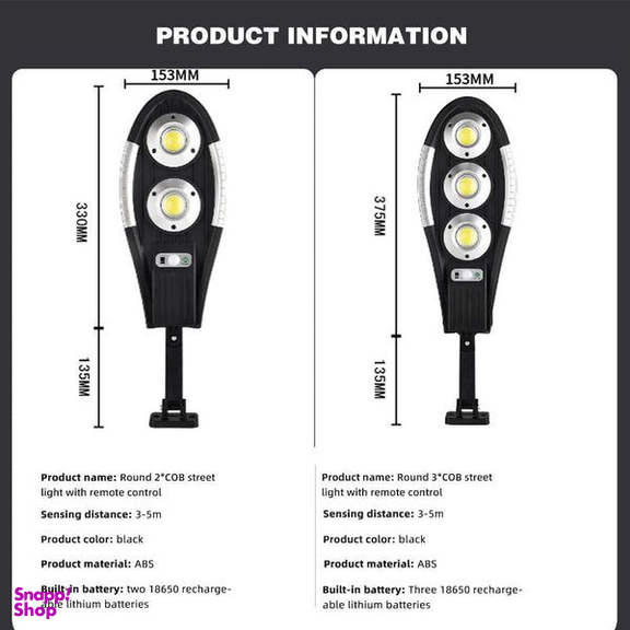 چراغ پارکی خورشیدی سولونیکس مدل راکتی LED 18650