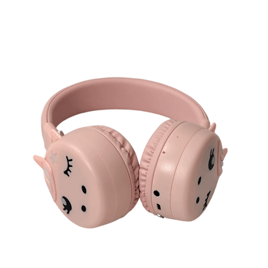 هدفون بلوتوثی چراغ دار طرح تک شاخ مدل KR-666l