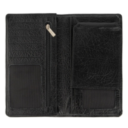 کیف پول پالتویی مردانه چرم کروکو مدل کابوی