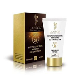 کرم ضدآفتاب رنگی لانسون SPF50 مدل multi action شماره 2 مناسب پوست های چرب حجم 40 میلی لیتر