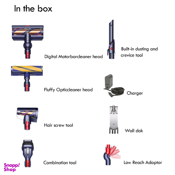 جارو شارژی عصایی دایسون مدل Gen5 detect Absolute BCDBBC