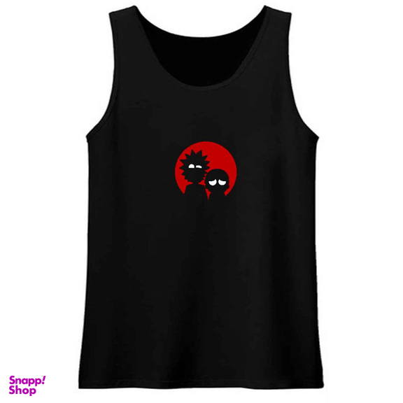 تاپ مردانه مدل ریک و مورتی کد 59 رنگ مشکی