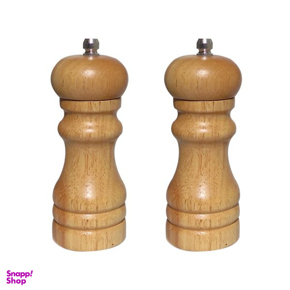 فلفل ساب و نمک ساب مدل چوبی مجموعه 2 عددی