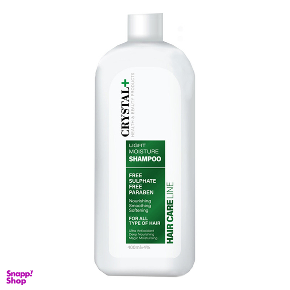 شامپو تقویت کننده و ترمیم کننده مو کریستال مدل 02 حجم 400 میلی لیتر