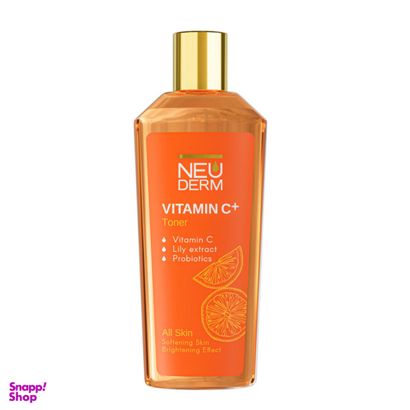 تونر نئودرم مدل ویتامین سی پلاس حجم 200 میلی لیتر