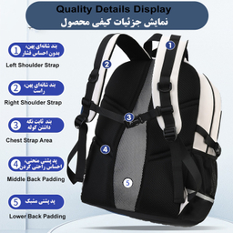 کوله پشتی مدرسه ژیما مدل 5392