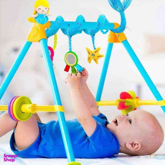 آویز مارپیچ تخت کودک مدل پری دریایی کد 1