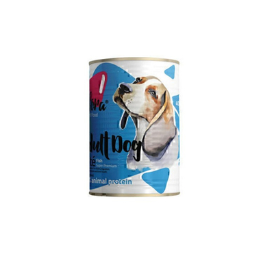 کنسرو غذای سگ نژاد متوسط فیفورا با طعم ماهی وزن 400 گرم