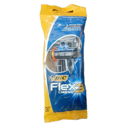 تیغ اصلاح 3 لبه بیک مدل فلکسی بسته 3 عددی