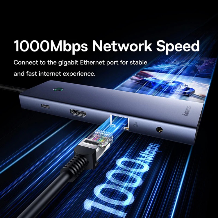 هاب 10 پورت Type-C بیسوس مدل UltraJoy Series B0005280C811-00