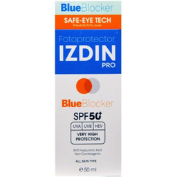 فلوئید ضد آفتاب ایزدین پرو مدل blue blocker حجم 50 میلی لیتر