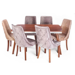 میز و صندلی ناهار خوری 6 نفره مدل چستر بلند chester06