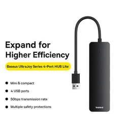 هاب 4 پورت USB 3.0 بیسوس مدل BS-OH080 15cm