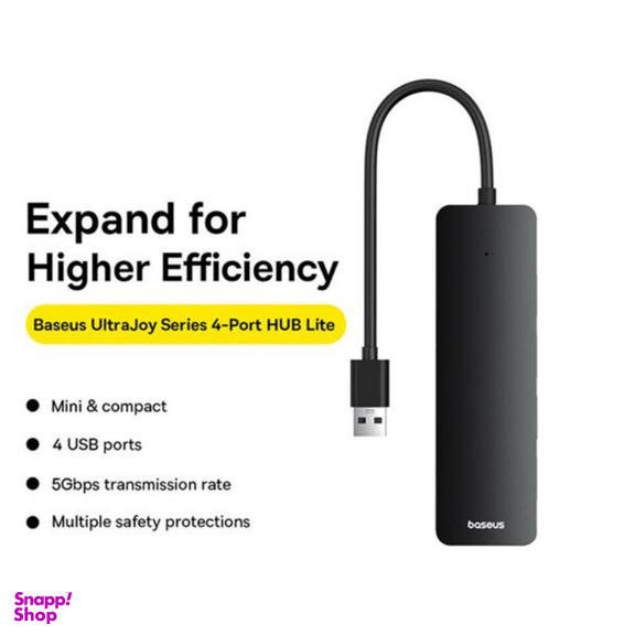 هاب 4 پورت USB 3.0 بیسوس مدل BS-OH080 15cm