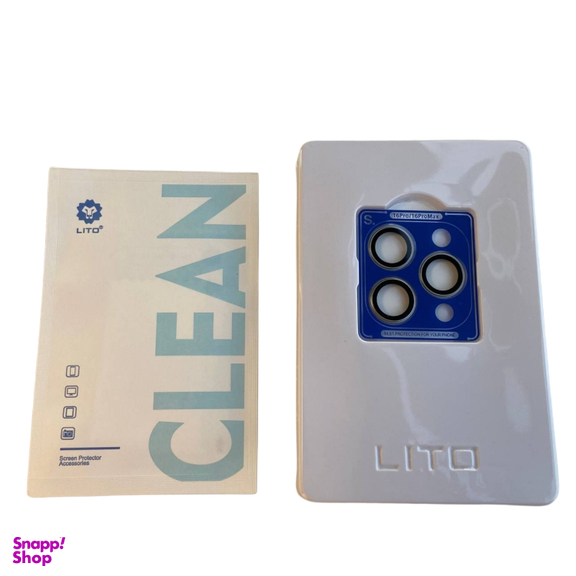 محافظ لنز دوربین موبایل لیتو مدل شابلون دار مناسب اپل iPhone 16 Pro/16 Pro Max