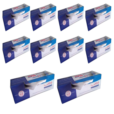 روکش توالت فرنگی طاهاطب کد 5279-10 مجموعه 10 بسته 20 عددی