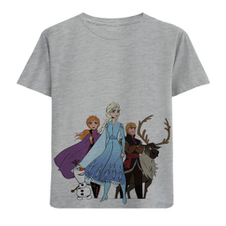 تیشرت آستین کوتاه بچگانه مدل ملکه برفی F726