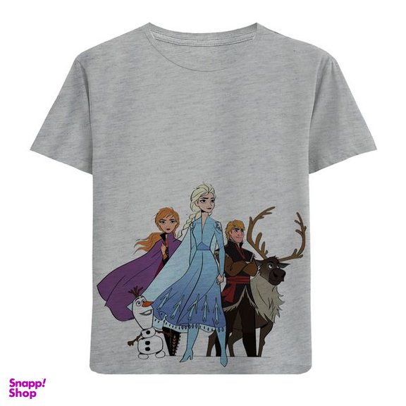 تیشرت آستین کوتاه بچگانه مدل ملکه برفی F726