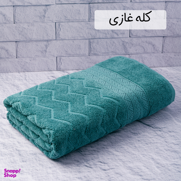 حوله حمام هیرو طرح البروس سایز 100×160 سانتی متر