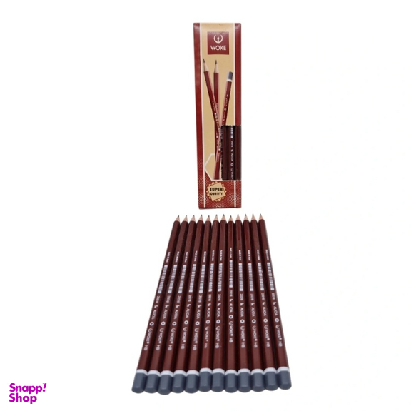 مداد مشکی ووک کد 20016 بسته 12 عددی