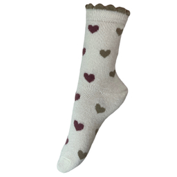 جوراب زنانه کوکو اند هانا طرح قلب کد Coco-1