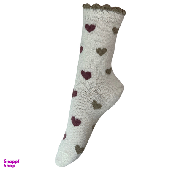 جوراب زنانه کوکو اند هانا طرح قلب کد Coco-1