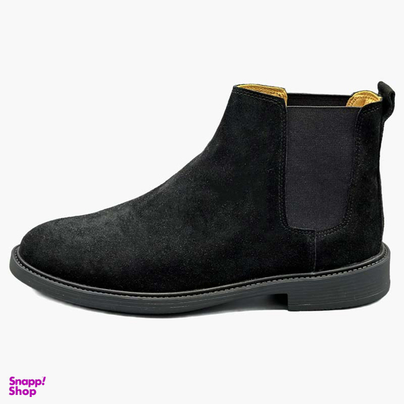بوت چرم طبیعی مردانه مدل چلسی کد 85۱ رنگ مشکی