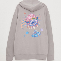 هودی مردانه ال سی وایکیکی مدل Rick & Morty