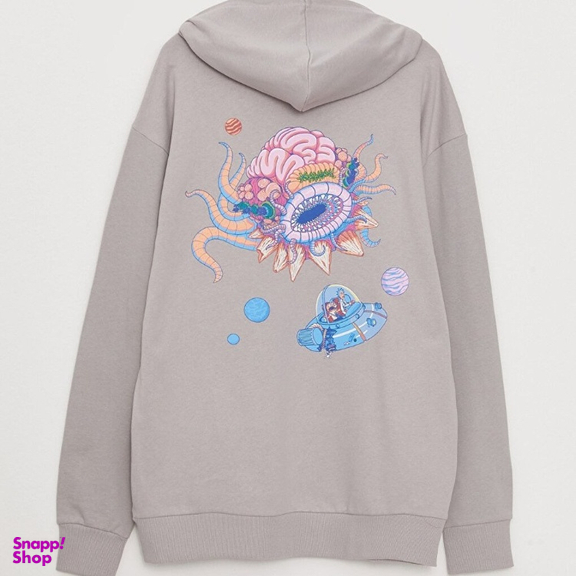 هودی مردانه ال سی وایکیکی مدل Rick & Morty