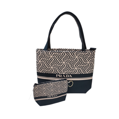 کیف زنانه به همراه کیف آرایشی طرح 250 مجموعه 2 عددی