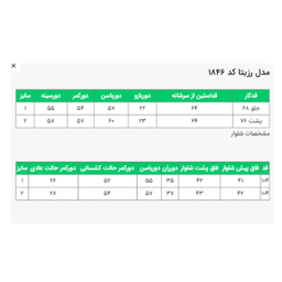 ست مانتو و شلوار زنانه السانا مدل رزیتا کد 184634