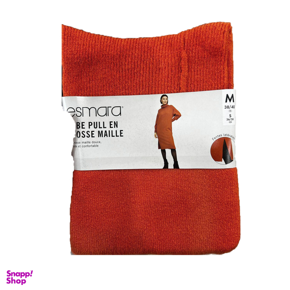 پیراهن زنانه اسمارا کد ESD03 رنگ نارنجی