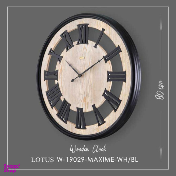 ساعت دیواری لوتوس کد 19029