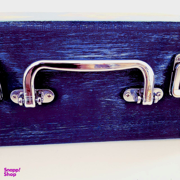 جعبه هدیه چوبی مدل چمدان طرح خطاطی کد WS128