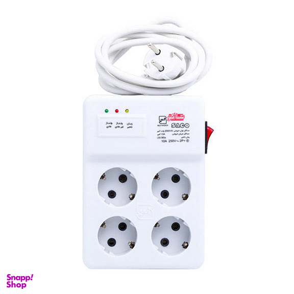 محافظ صوتی و تصویری ساکو مدل چهارخانه طول 1/8 متر