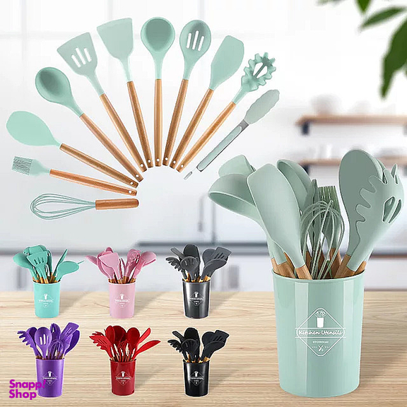سرویس کفگیر و ملاقه 12 پارچه وون مدل KITCHEN LIFE-1007