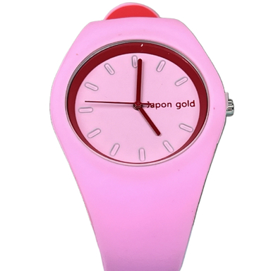 ساعت عقربه ای زنانه طرح آیس مدل Japon Gold رنگ صورتی