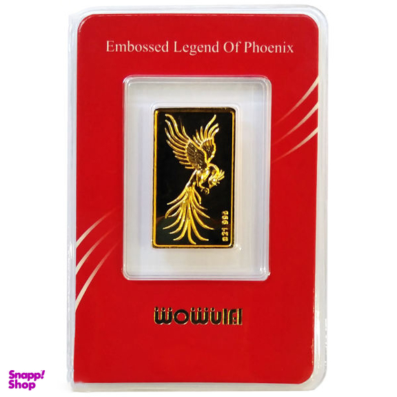 شمش طلا 24 عیار ایران شمش طرح سیمرغ کد 1