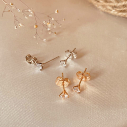 گوشواره زنانه ژوپینگ مدل تک نگین