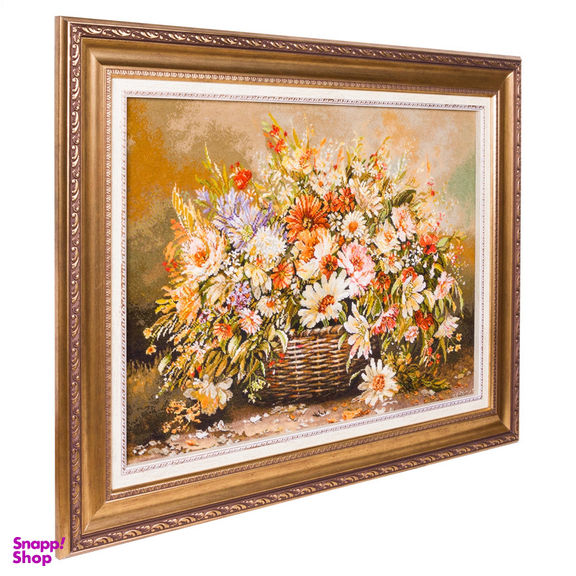 تابلو فرش دستباف سی پرشیا مدل گلدان حصیری کد 903793