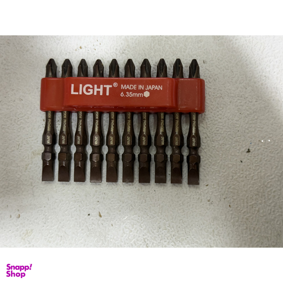 سری پیچ گوشتی دو سو چهار سو لایت مدل کوتاه کد SMT-LIGHT JAPAN-2265-SP بسته 10 عددی