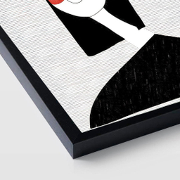 تابلو بکلیت مدل طرح نقاشی مینیمال دست و چهره B-1109 مجموعه 3 عددی