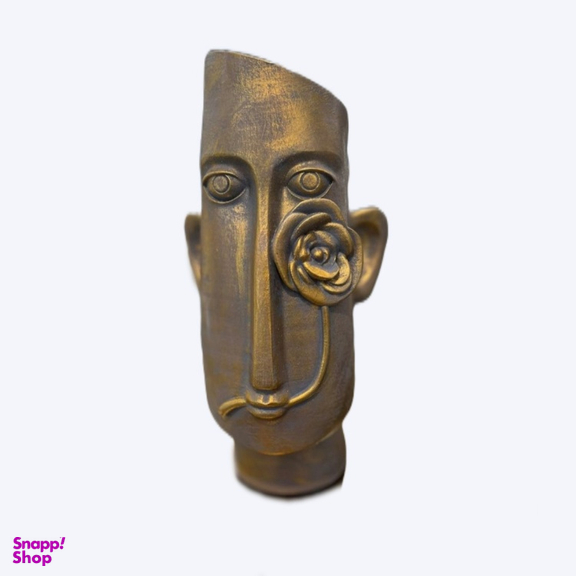 مجسمه مدل گل چهره کد 5004 رنگ قهوه ای