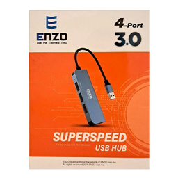 هاب 4 پورت و USB 3.0 انزو مدل UH-44